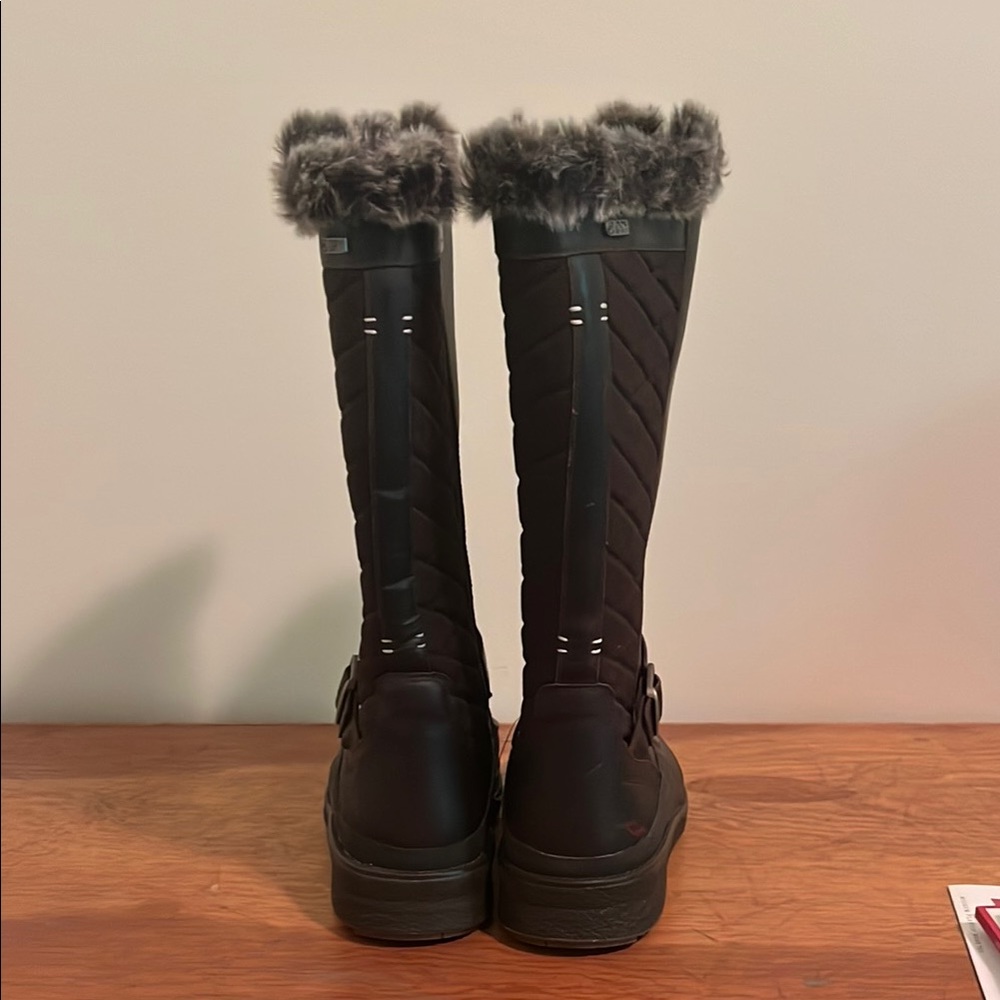 Merrell Dark Brown Quilted Winter Boots - Picture 3 of 5